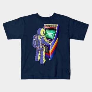 Astronaut Arcade Gamer Kids T-Shirt